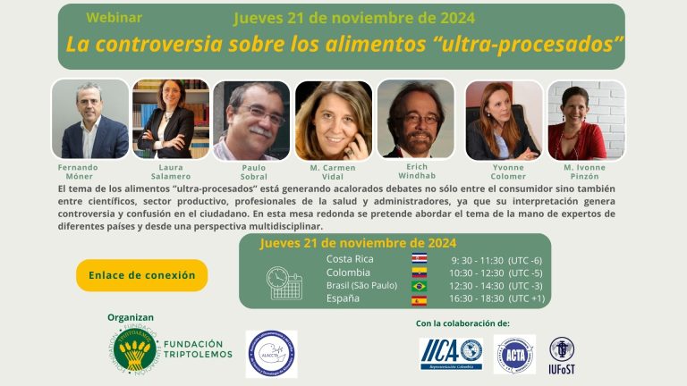 Webinar entre dos continentes “La controversia sobre los alimentos ultra-procesados”